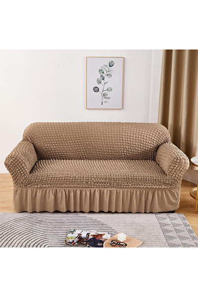 sharpdo 4-Piece Couch Sofa Cover with Skirt, Durable Washable High Elastic Stretchable