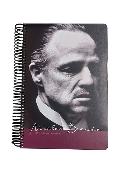 Gıpta Gipta 17X24 Dotted Notebook Marlon Brando (120 Sheets)