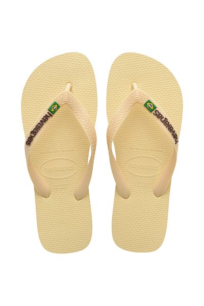Havaianas Γυναικείες σαγιονάρες με λογότυπο Brasil Buttercream