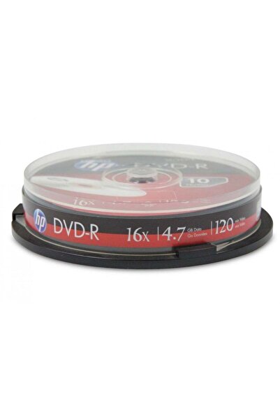 HP DVD-R 4.7GB 10 LU CAKEBOX (DME00026-3)