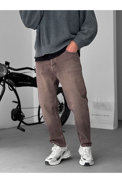 BYBASICMAN Light Brown Stitched Lycra Boyfriend Ke-725/726/727
