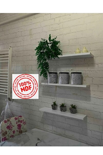 Ka-libra Düzenleyici Raf 3 Lü Duvar Rafı