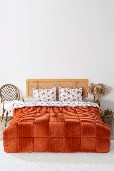 Rivaİstanbul Greenhouse Tile Double Tresa Sleep & Dowry Set