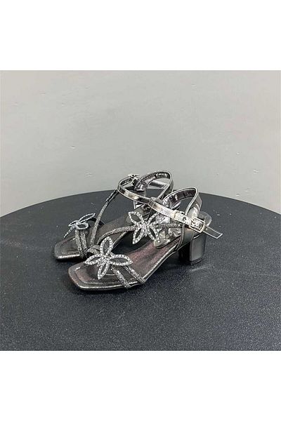 jadeer Platinum K-07 Mini Angel Girl Pantofi cu toc fluture pentru copii 31-36