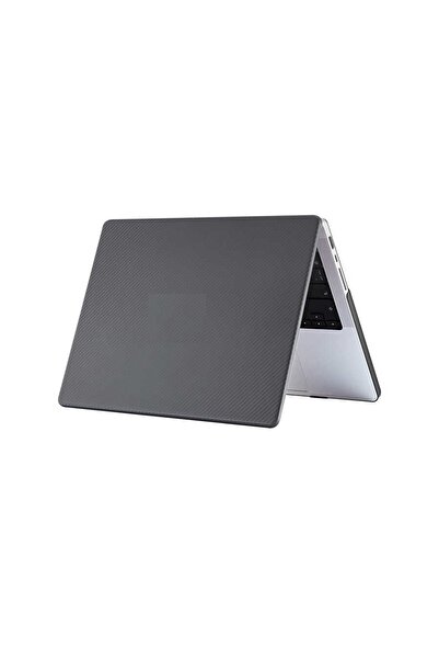 UnDePlus Apple Macbook Pro 13.3inç 2020 2021 A2338 A2251 A2289 Karbon Fiber Desenli Kapak