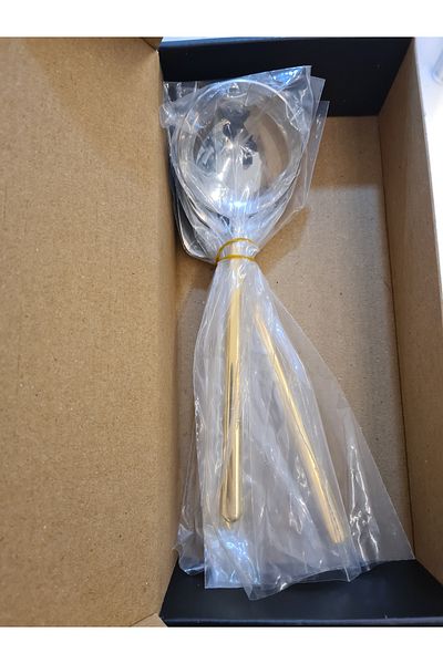 Dame Marie 5 Piece Gold Decorated Sauce Ladle Presentation Set