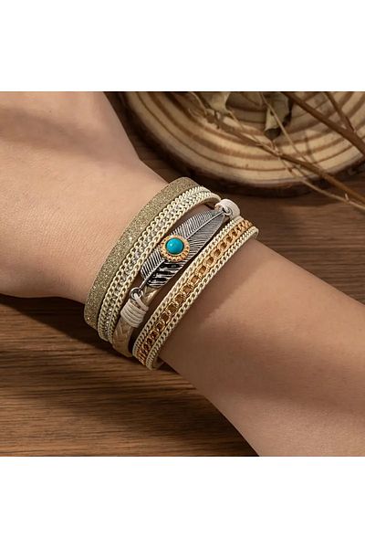 Ayzen Faux Leather Bracelet
