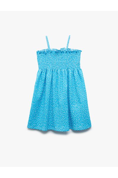 Koton Rochie cu bretele Gipe, în formă de A, cu imprimeu floral