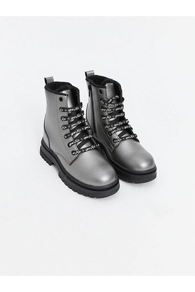 LC Waikiki Shiny Leather Look Girl's Boots (W4)