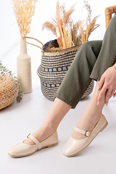 Slipcat STL-108 Tokalı Babet Günlük Kadın Ayakkabı Ev Babeti