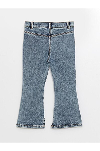 LC Waikiki Basic Ispanyol Paça Kız Çocuk Jean Pantolon (W4)