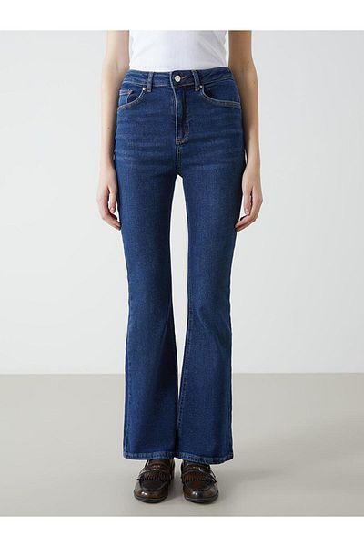 LC Waikiki High Waist Mars Flare Women's Jean Pants
