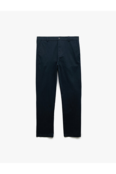 Koton Pamuklu Cep Detaylı Slim Fit Chino Pantolon