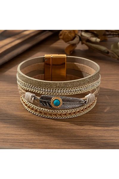 Ayzen Faux Leather Bracelet