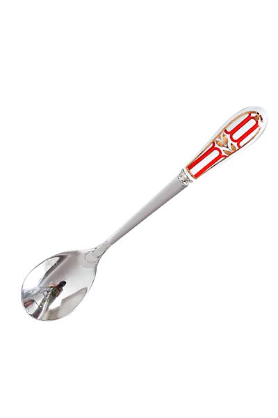 sharpdo European Stainless Steel Coffee Spoon Tea Spoon With Ceramic Handle