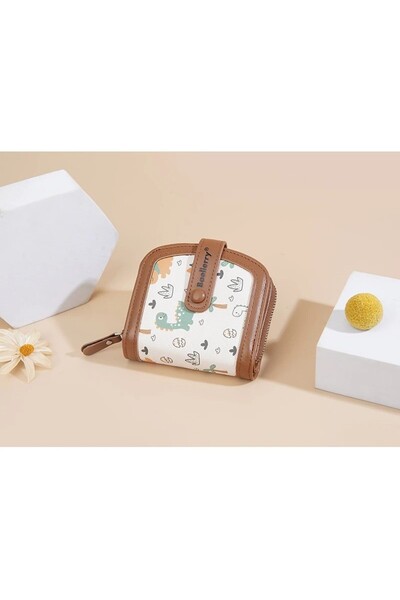 baellerry Sevimli Dinozor Desenli Kız Çocuk Erkek Çocuk Cüzdan