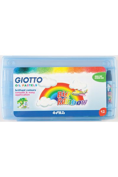Giotto Big Rainbow Oil Pastel 12 Pack