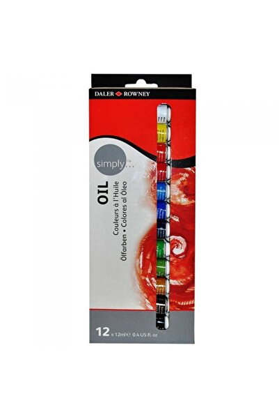 Daler Rowney Simply Yağlı Boya Seti 12x12ml