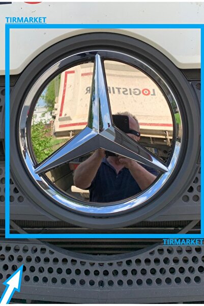 Mercedes Actros Mp4-mp5 Logo Içi Kromu 3 Parça .