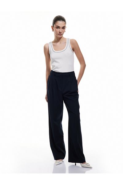 Koton Sewing Detailed Cotton Sleeveless U-Neck Undershirt