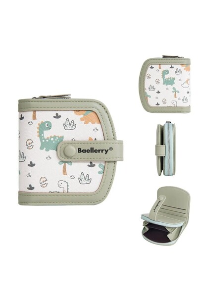 baellerry Sevimli Dinozor Desenli Kız Çocuk Erkek Çocuk Cüzdan