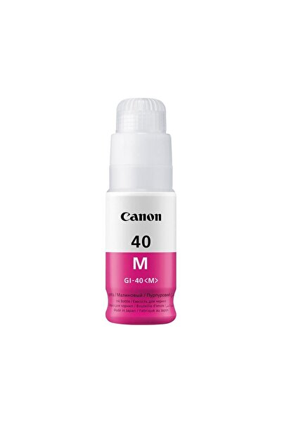 Canon GI-40M Magenta Kırmızı Şişe Mürekkep G6040-G5040
