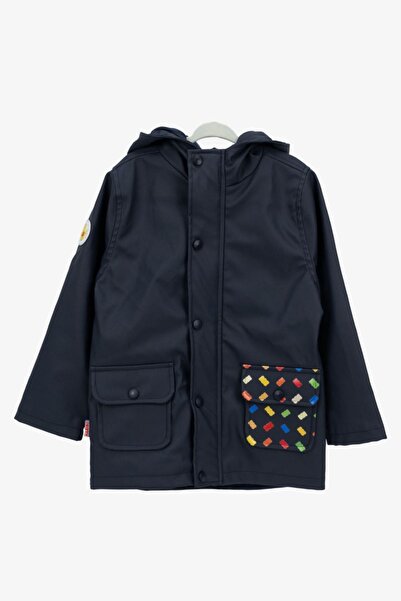 Haribo 4-10 Yaş Lisanslı Unısex Rüzgar Ve Su Geçirmez Mont -Lacivert-