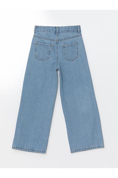 LC Waikiki Pantaloni de jeans pentru fete cu talie elastică reglabilă