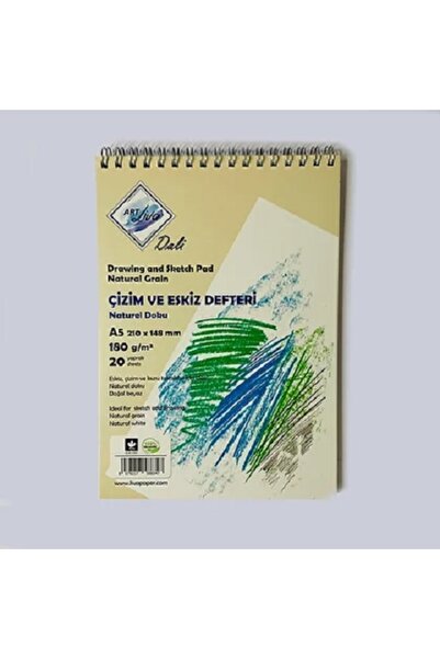 art liva Dali Sketch and Drawing Notebook 180gr A5 20 Sheets