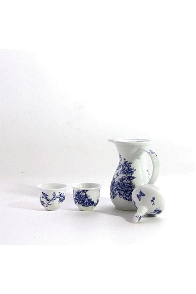 DEDEMİN EMAYELERİ Hand Painted Mirra Set