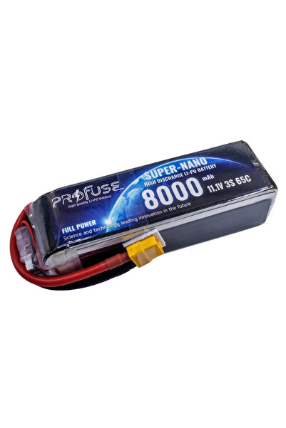 Profuse 11,1V 3S 8000mAh 65C Lipo Batarya