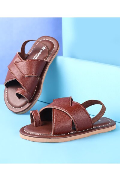 Cute Walk by Babyhug صندل بحزام خلفي من Cute Walk من Babyhug - بني