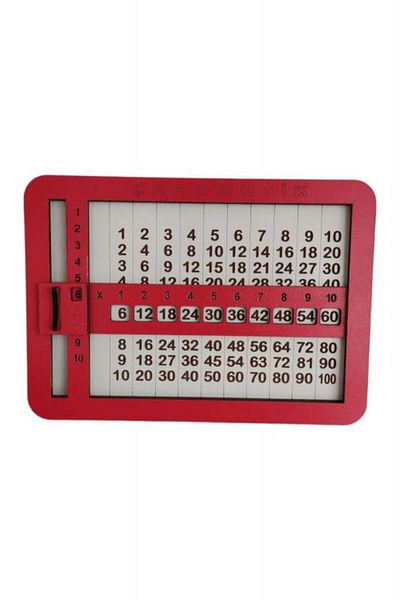 heptex Multiplication Table Wooden