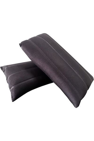 Autokit Set of 2 Black Travel Neck Pillows