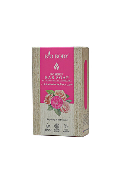 BIO body صابون مرمم للوجه بخلاصة ثمرة الورد 100 جرام