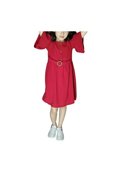 Butik Kız Çocuk Elbise Abiye Sade Şık Bir Görünüm Çok Rahat Yapışmayan Kumaş