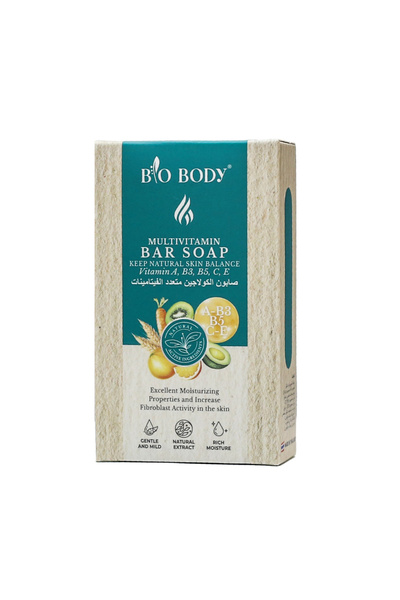 BIO body ًصابون الكولاجين للبشرة متعدد الفيتامينات 100 جرام