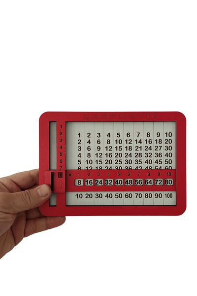 heptex Multiplication Table Wooden