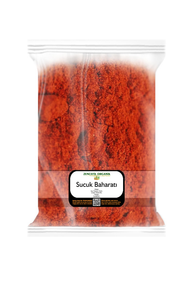 Zencefil Organik Sucuk Baharatı 250 Gr. Acısız Sucuk Harcı Tuz Ilavesiz Ustas...