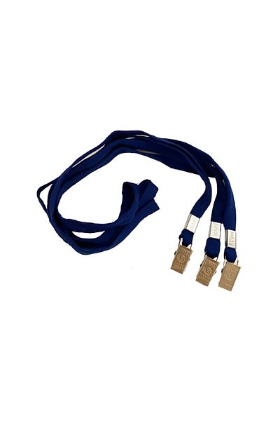 Mapi MAPİ METAL CLIP-POLYESTR ȚESUT CARD Umeraș frânghie ALBASTRU ÎNCHIS 10 BUCĂȚI BLISTER