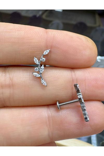 Arescollection G23 Titanium Helix Cartilage Conch - Compatible Piercing