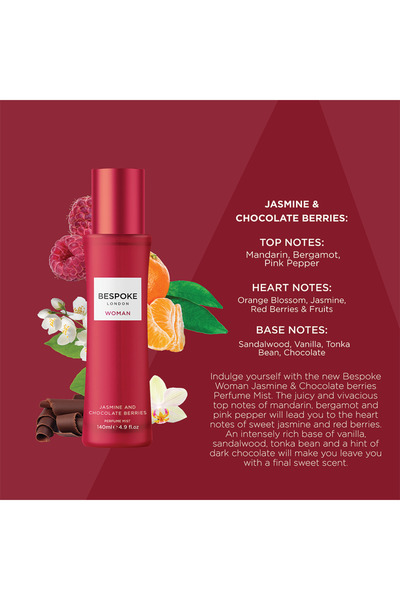 Bespoke Woman Jasmine & Chocolate Berries Body Mist 140ml