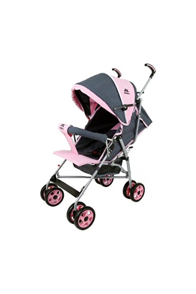 ALDEBA 3018 Tam Yatar 3 Kademeli Bebek Arabası Pembe