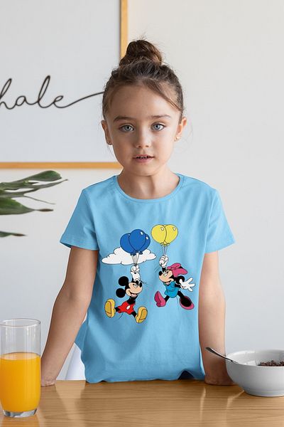 New Shine 1 tricou este un cadou pentru achiziții de 6 și mai sus în coș - Tricou cu mânecă scurtă imprimat pentru copii