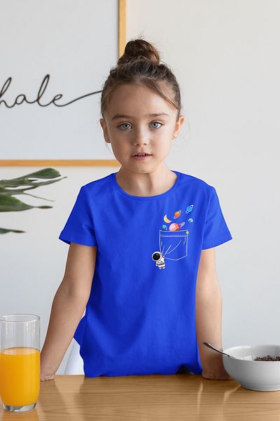 New Shine 1 tricou este un cadou pentru achiziții de 6 și mai sus în coș - Tricou cu mânecă scurtă imprimat pentru copii