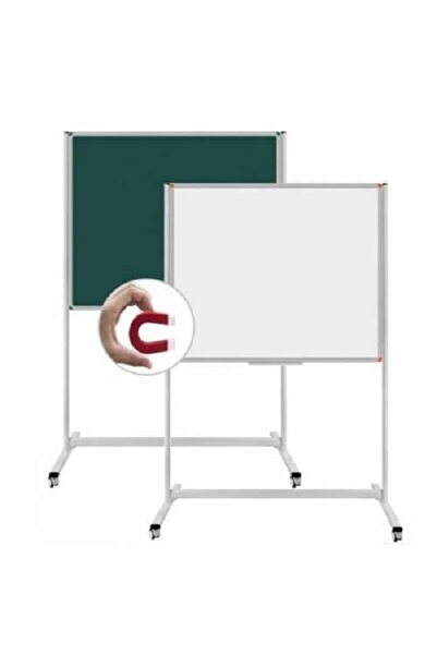 Panda Mıknatıslı Yüzey Tekerlekli Ayaklı Yazı Tahtası Pan 567 Beyaz 120x200