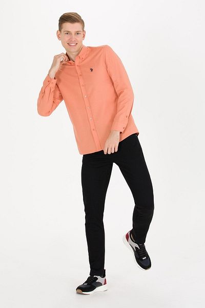 U.S. Polo Assn. ΒΑΣΗ. POLO ΑΝΔΡΙΚΟ SLIM FIT DENIM παντελόνι 1602173 DETAN 027 ΜΑΥΡΟ
