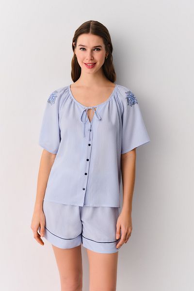 SUWEN Set pijama pantaloni scurți Amanda