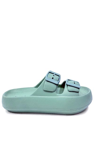 Kidx Чехли Bella Buckled Boy's Beach Street, ментово зелени