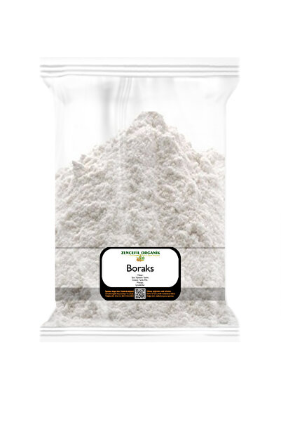 Zencefil Organik Boraks 1 Kg. Saf Boraks Tozu Borax Toz 1000 Gr.